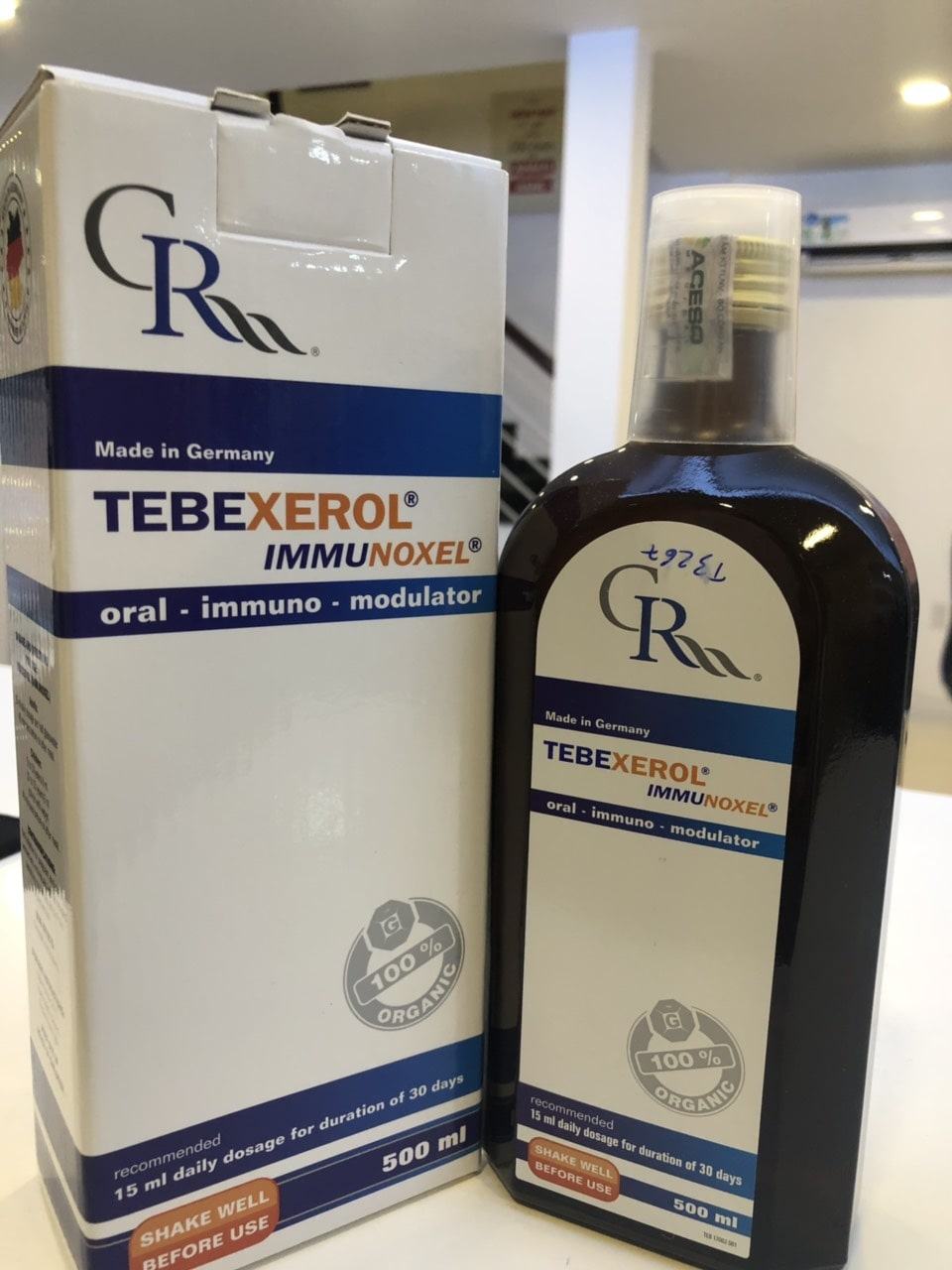 Tebexerol Immunoxel 500 ml – Tăng cường miễn dịch cho cơ thể