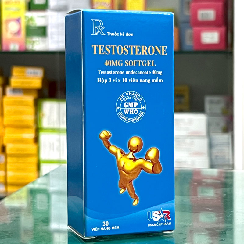 THUỐC TESTOSTERONE: +7 SẢN PHẨM TỐT HIỆN NAY 5 dgm nttt testosteron 40mg softgel 4