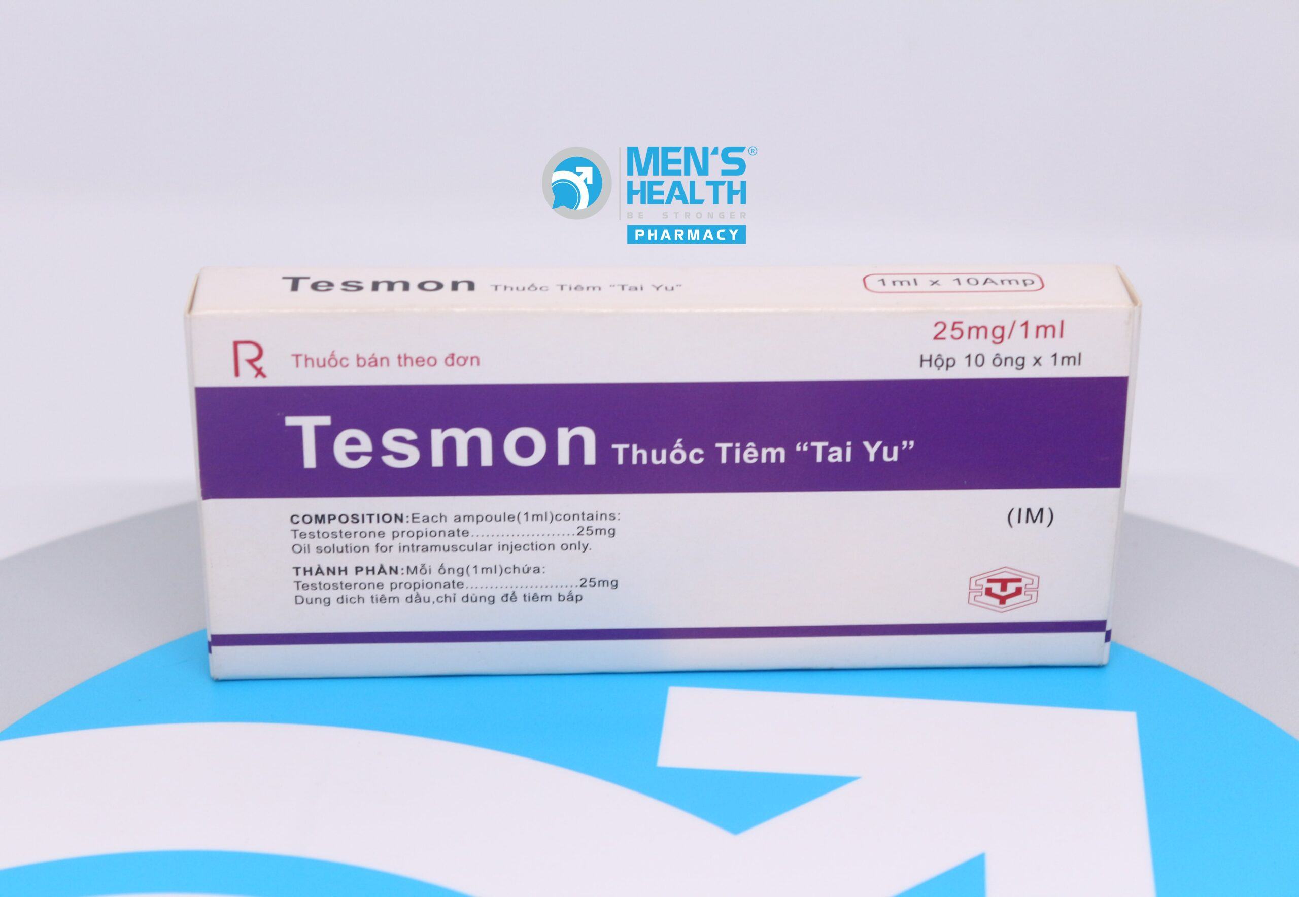 Tesmon “Tai Yu” 25mg/ml – Thuốc tiêm testosterone 10 ống