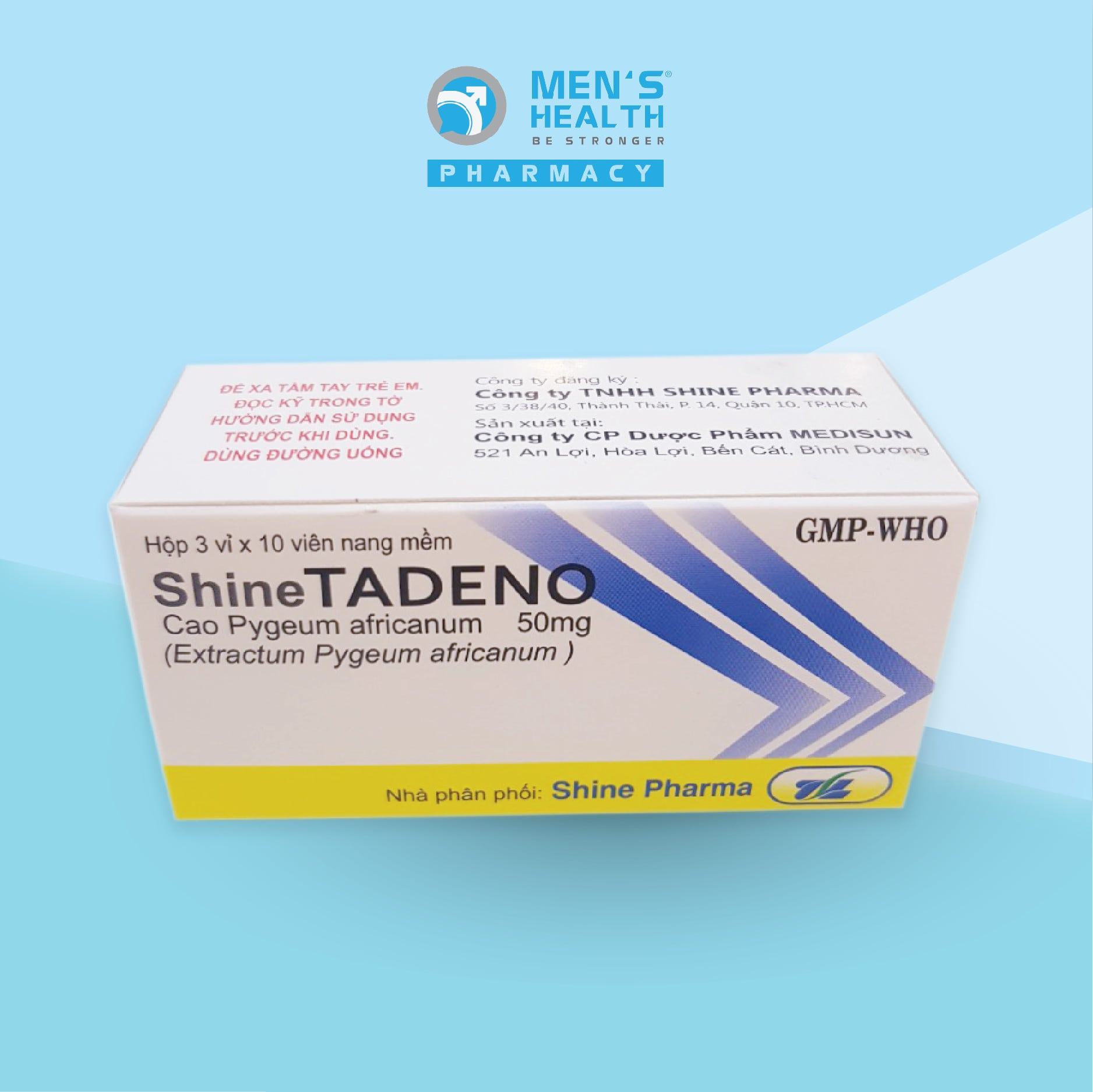 Shine TADENO – Thuốc điều trị bệnh tuyến tiền liệt