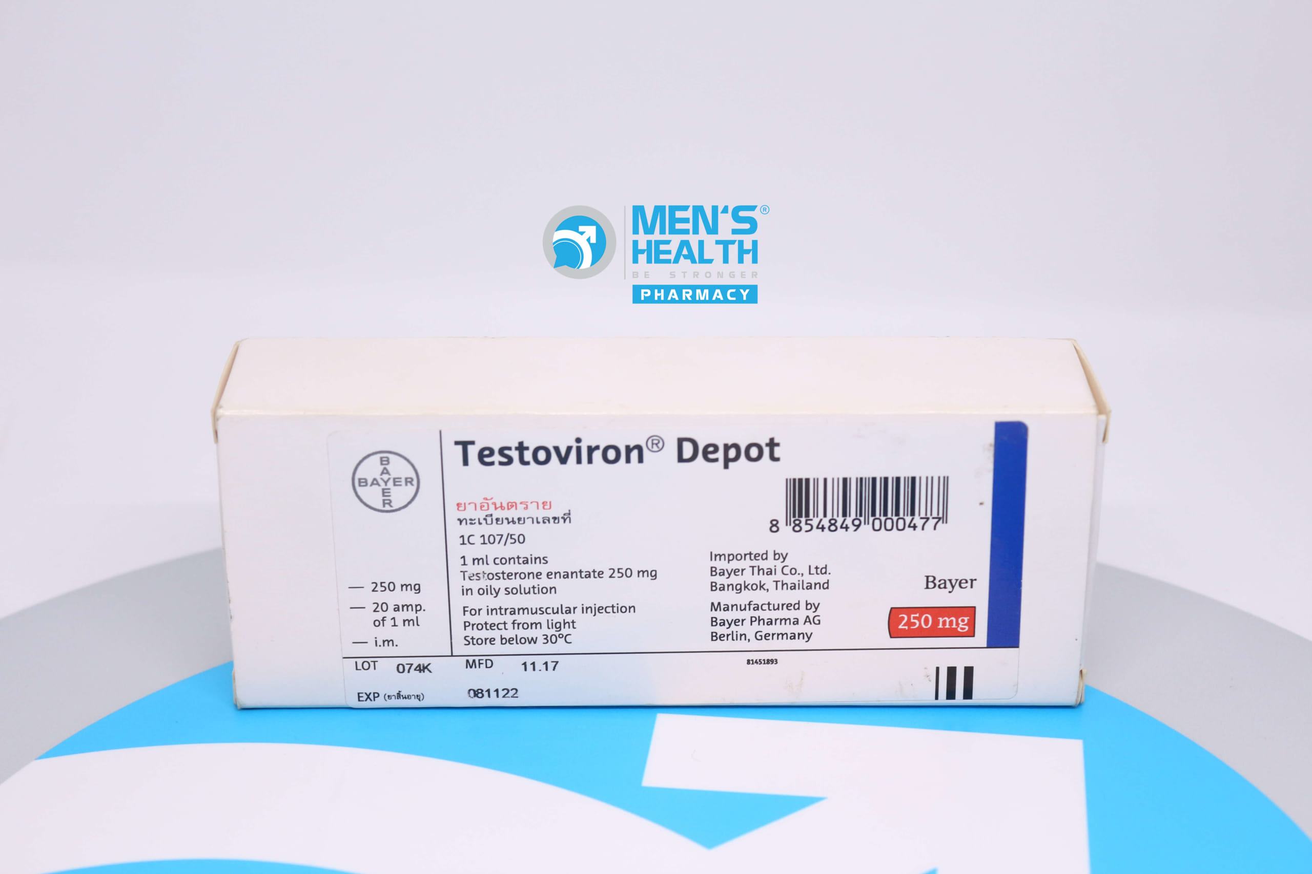 Testoviron Depot 250 – Thuốc tiêm testosterone 20 ống