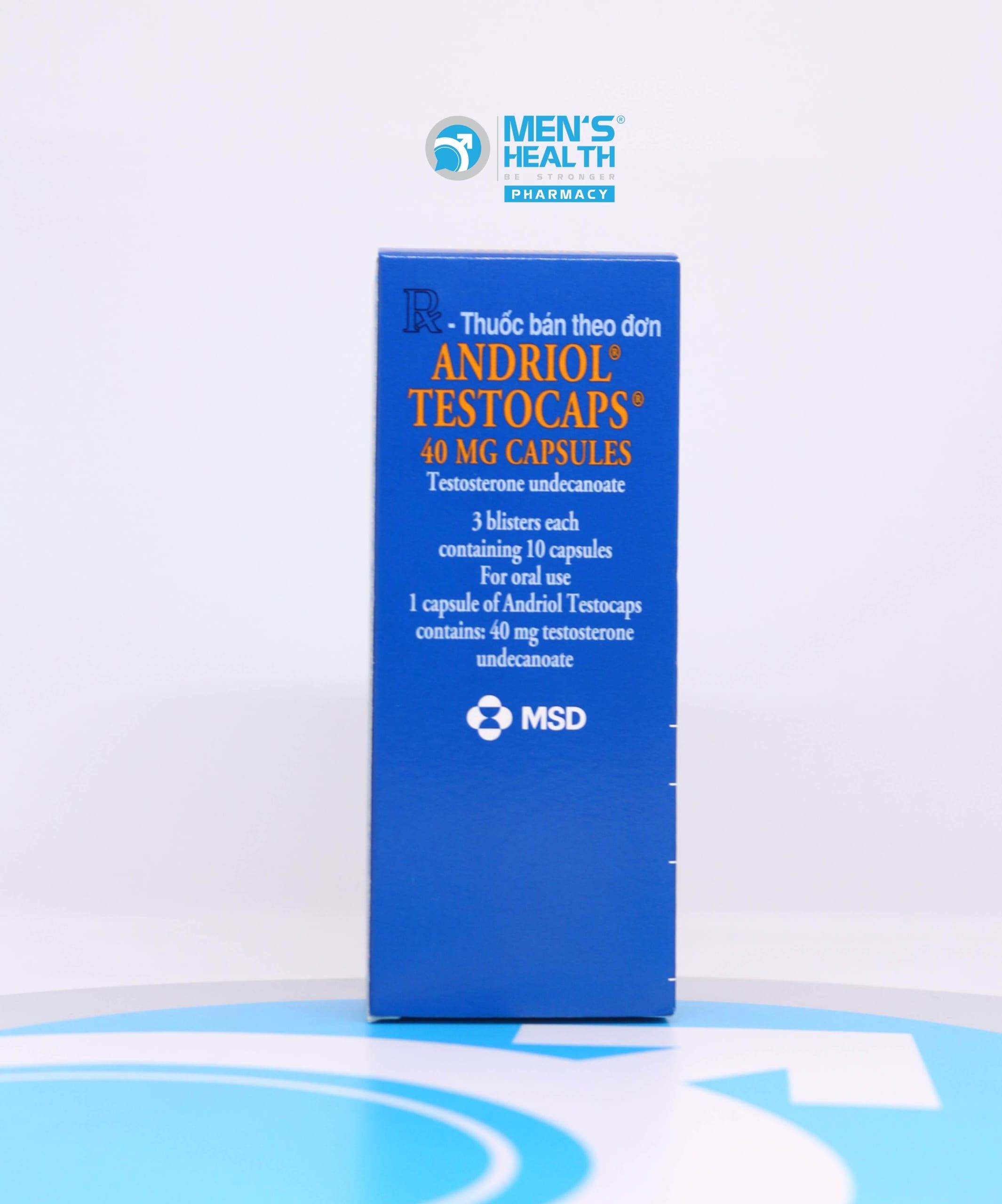 Andriol Testocaps 40mg – Liệu pháp thay thế testosterone