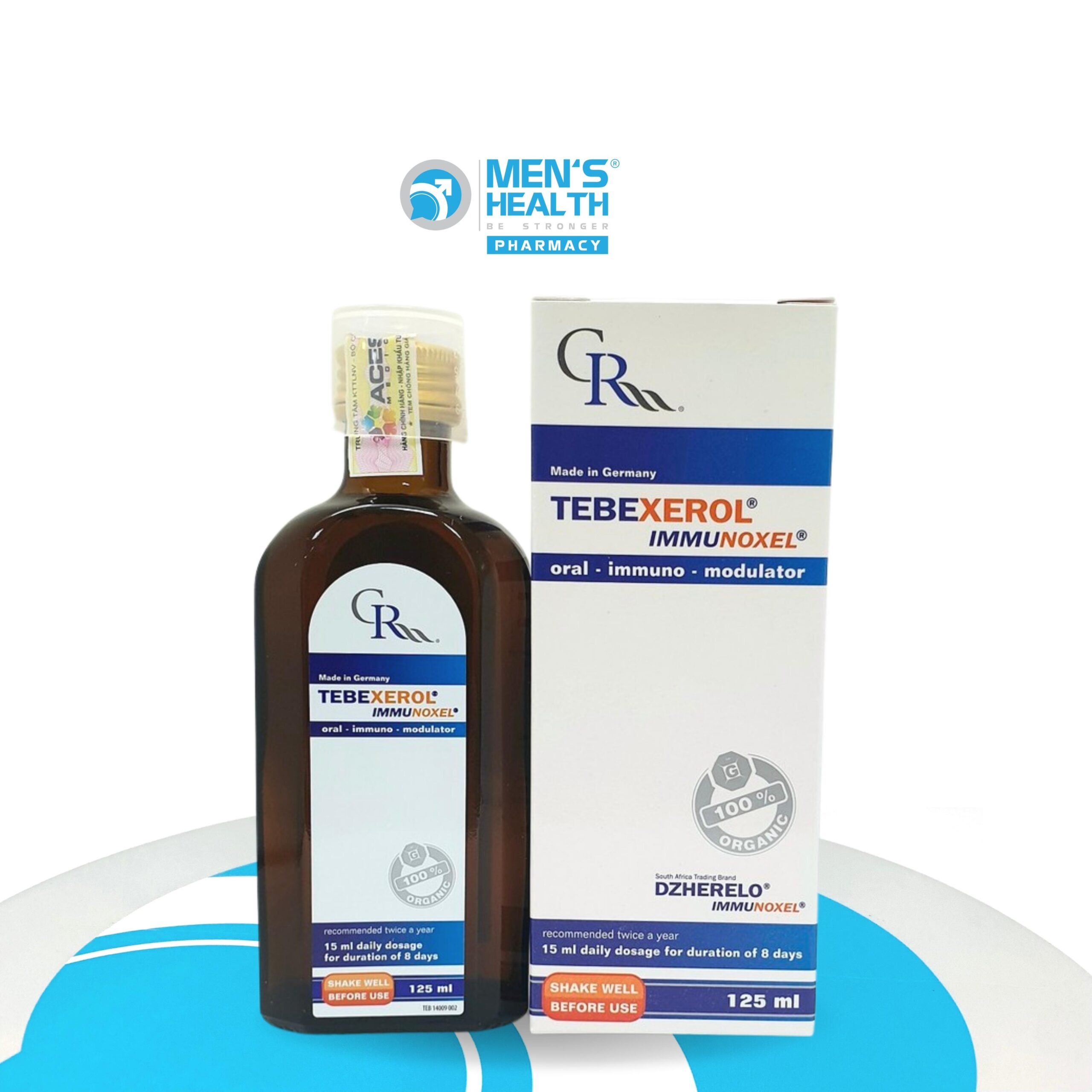 Tebexerol Immunoxel 125 ml (Chai nhỏ) – Tăng cường miễn dịch cho cơ thể