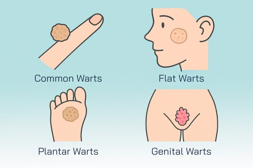 Types of Warts